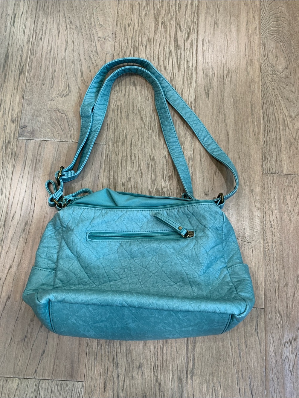 Bueno Elephant Zip Top Minibag Turquoise - Picture 2 of 4
